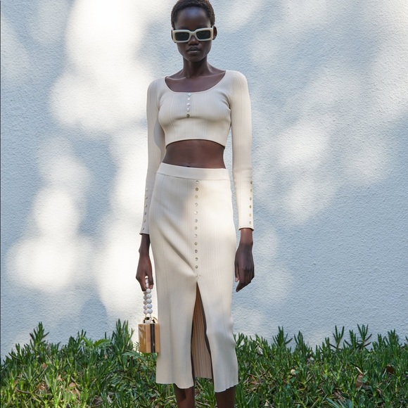 ZARA Cropped Knit Top - Picture 12 of 12